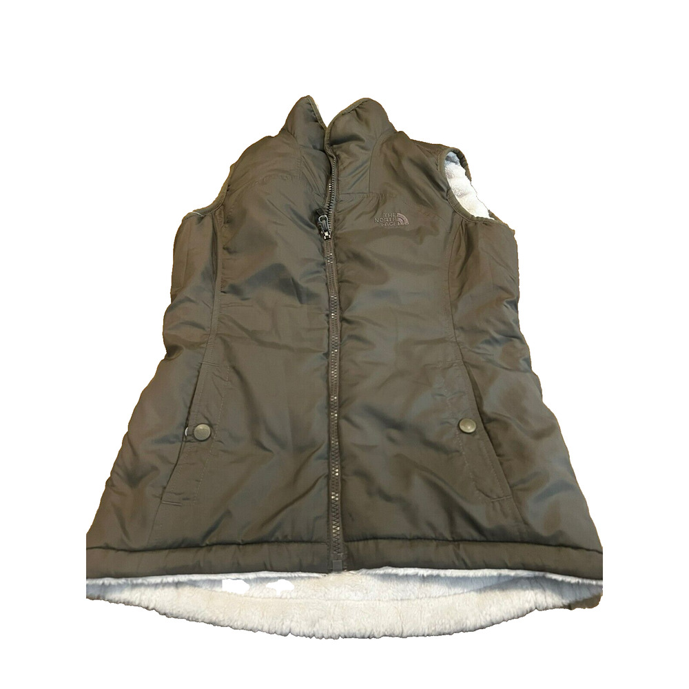THE NORTH FACE Osito Vest Reversible Full Zip Women’s Size XS/TP Green